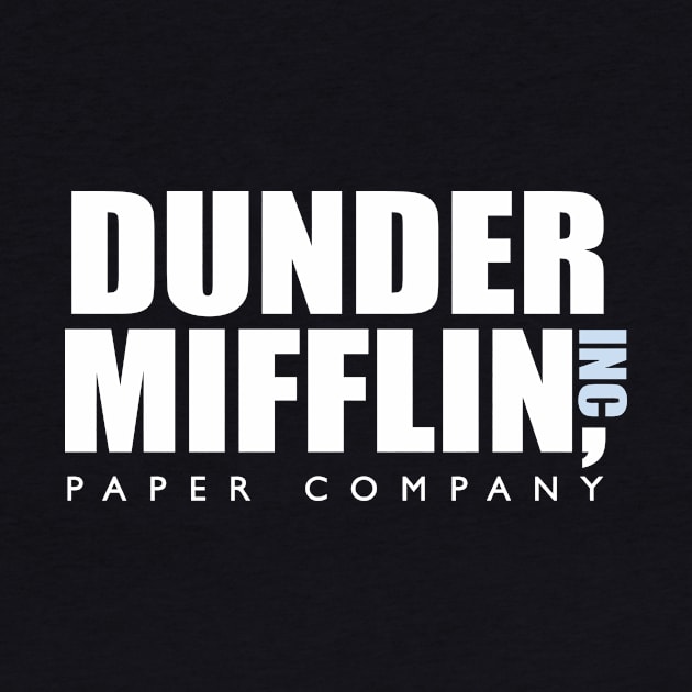 Dunder Miffin Paper Company Blue by chjannet